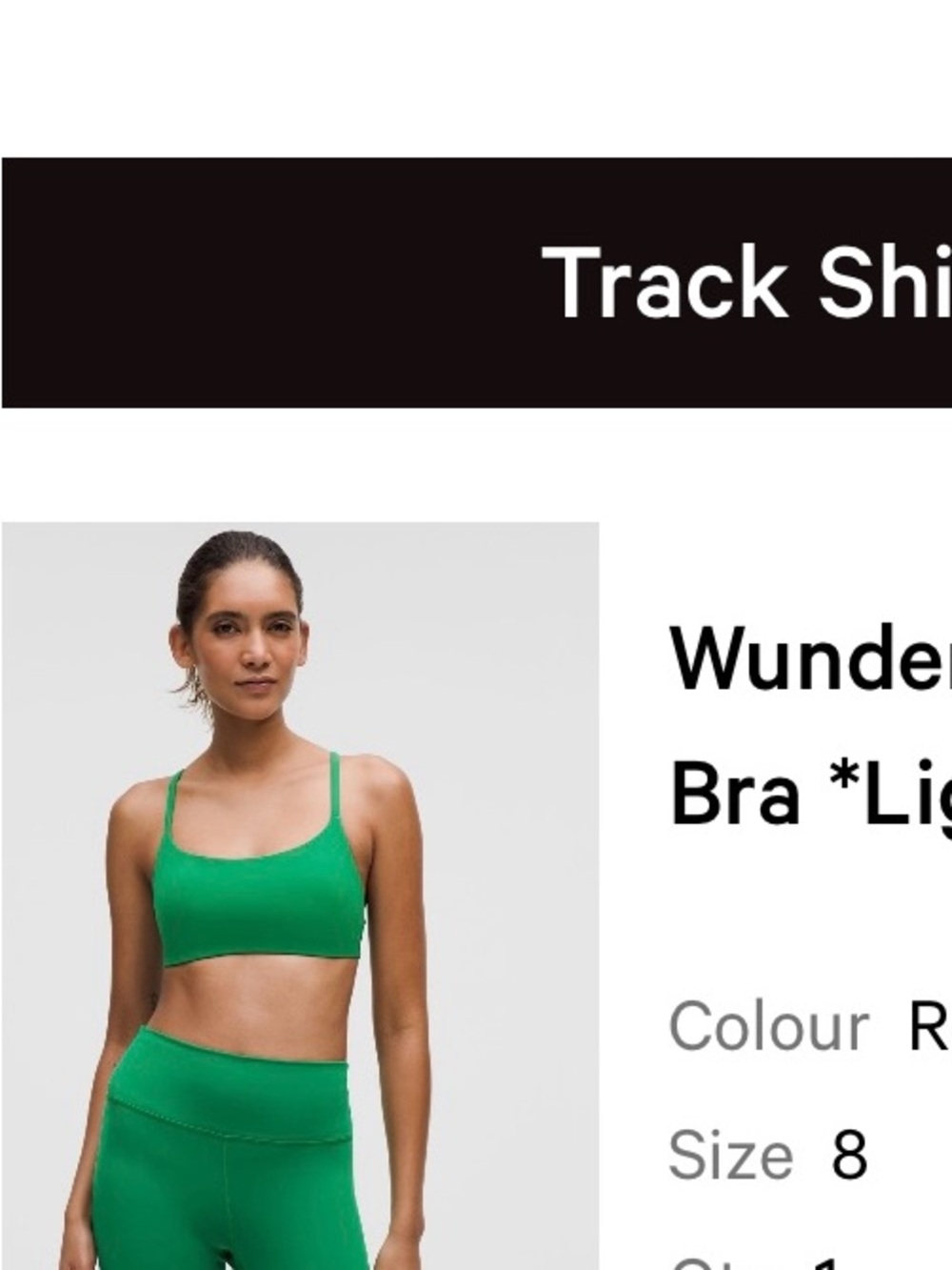 lululemon athletica Emerald Green Strappy Sports Bra and Leggings Set - Picture 2 of 5
